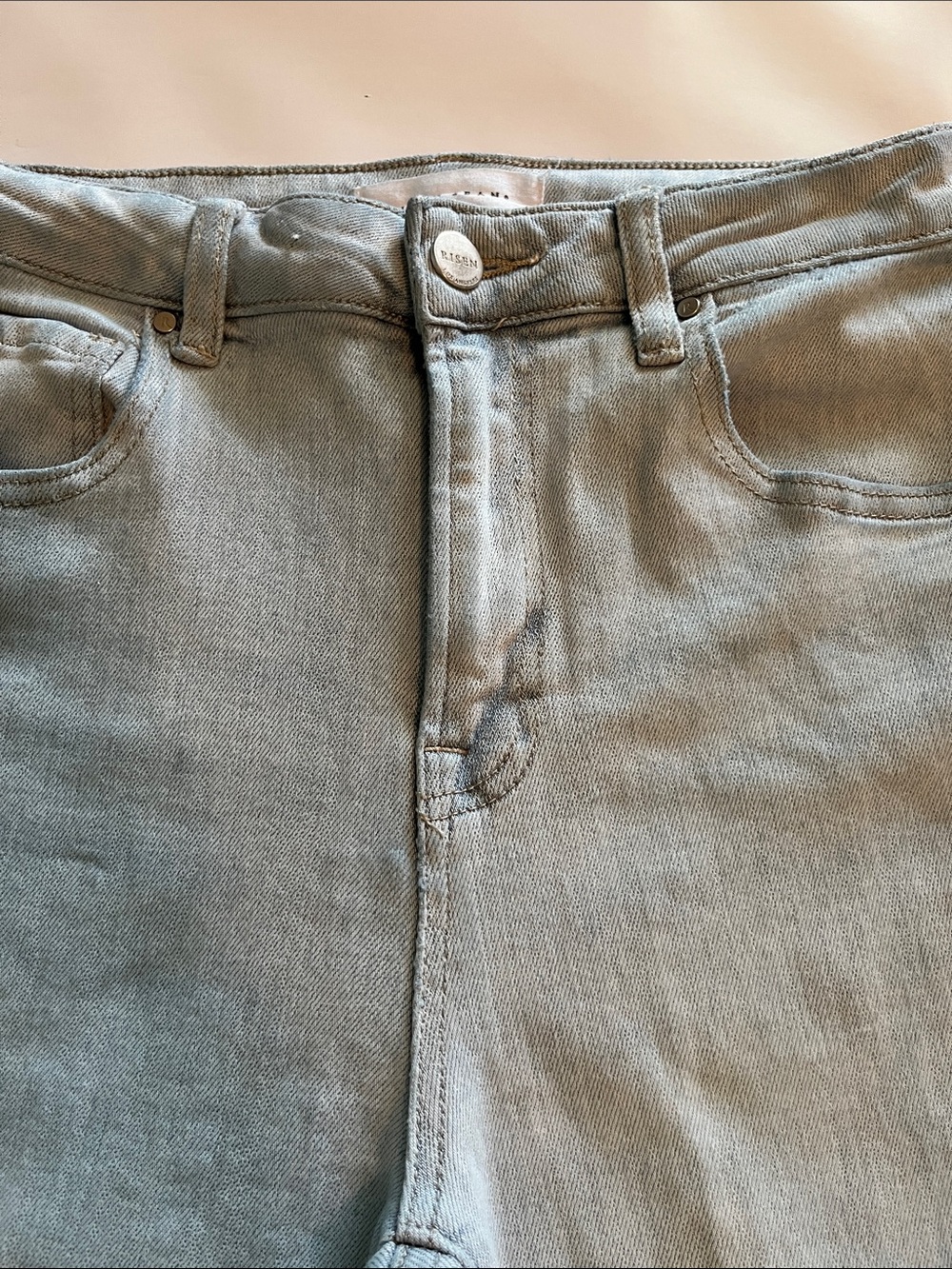 Risen Jeans Wide Leg Flare High Rise Size 7/28 - Picture 15 of 16